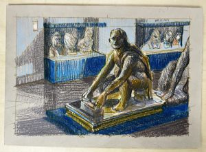Allard Piersonmuseum Amsterdam, kleurpotlood