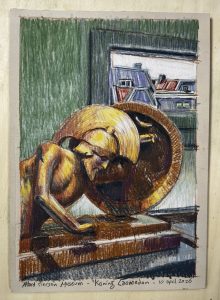 Allard Piersonmuseum Amsterdam, kleurpotlood